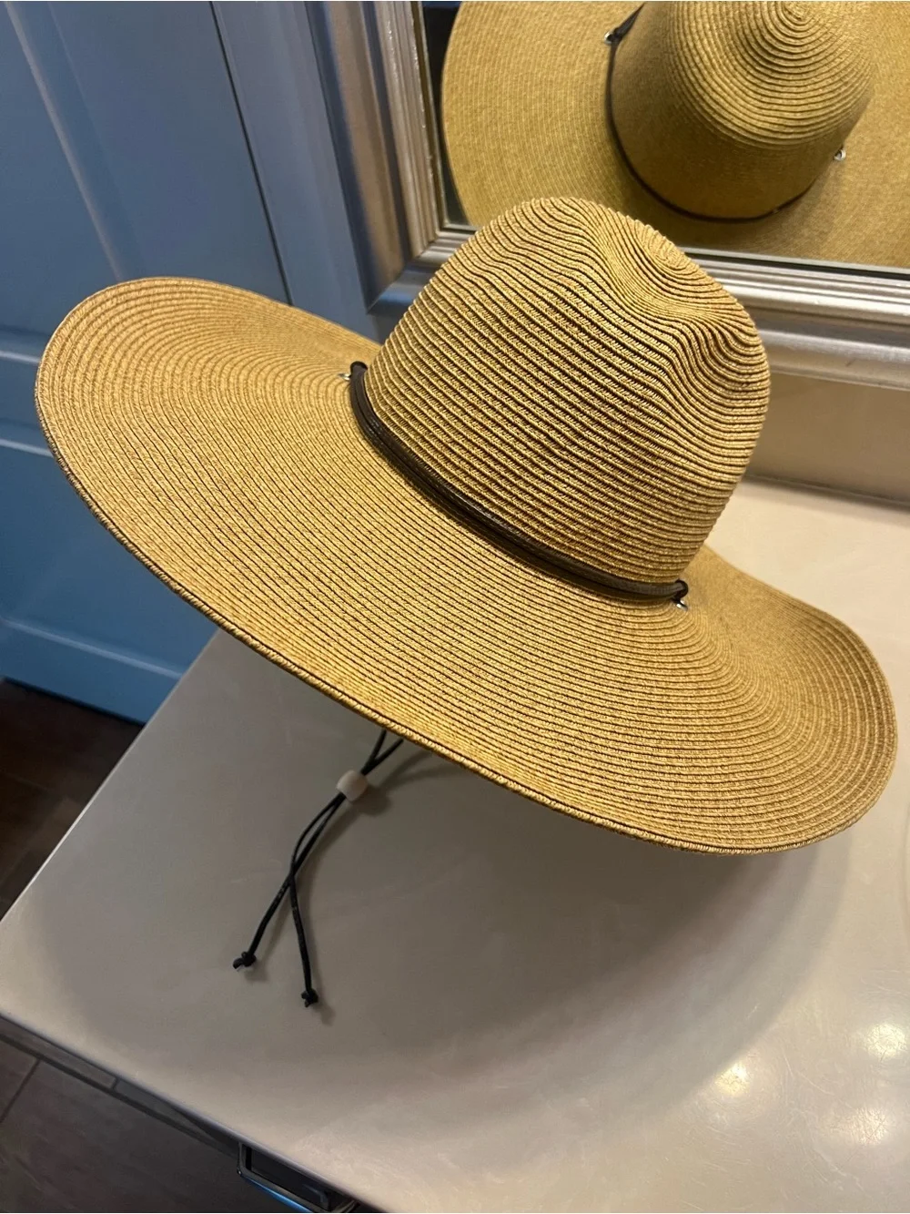San Diego wide brim unisex 75% paper hat size L